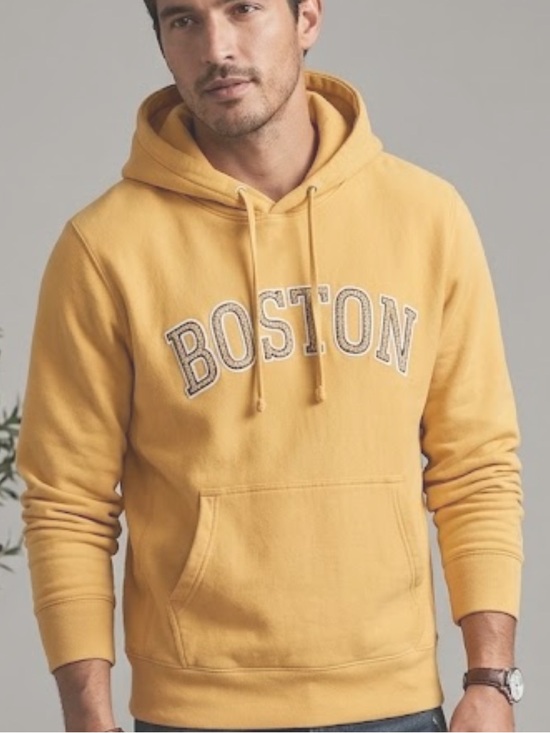 Vineyard Crew Other - VINEYARD CREW BOSTON Men's Mustard Yellow Hoodie Sweatshirt! XL